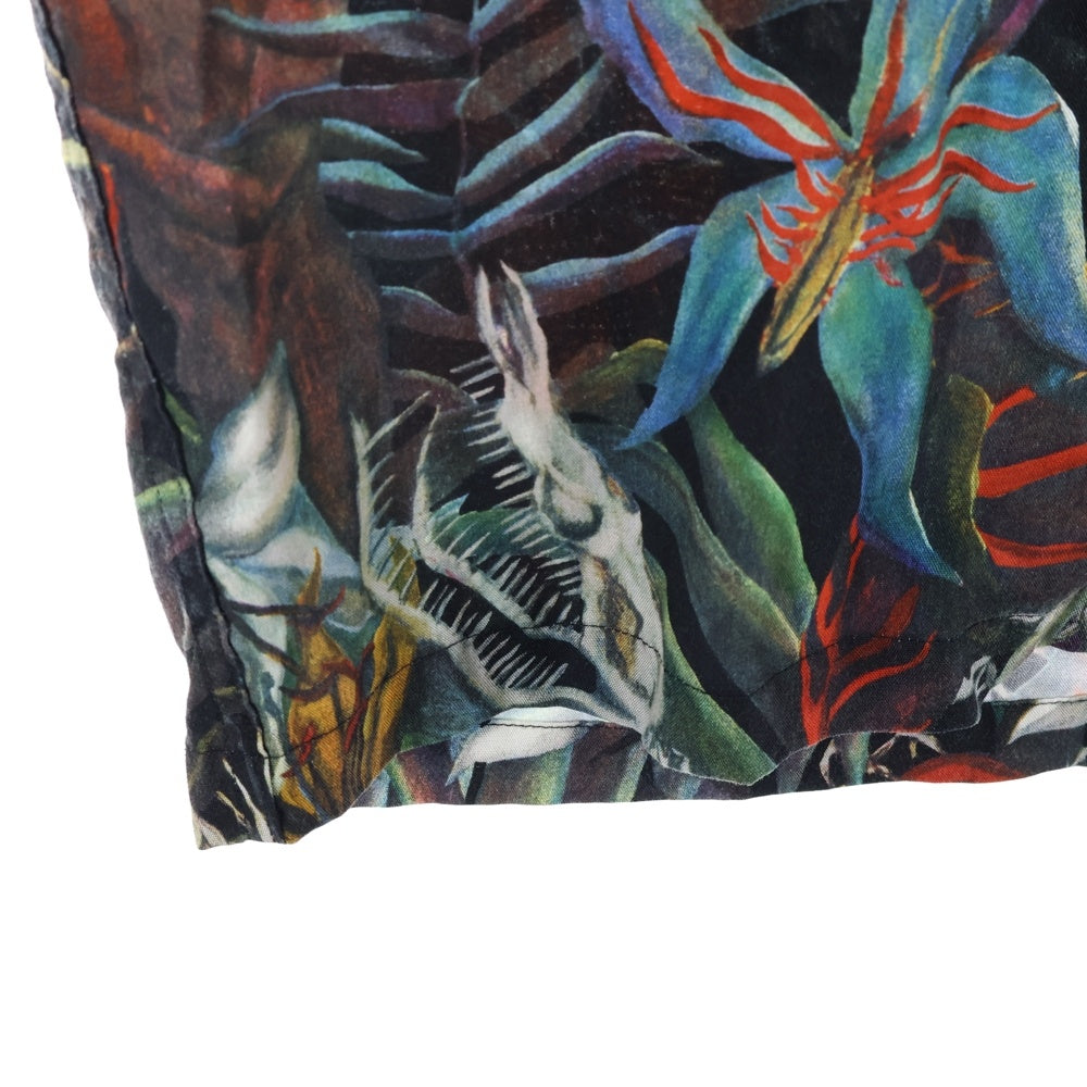 WACKO MARIA(ワコマリア) 18SS 花 HAWAIIAN SHIRT ハワイアンシャツ アロハ半袖シャツ ブラック