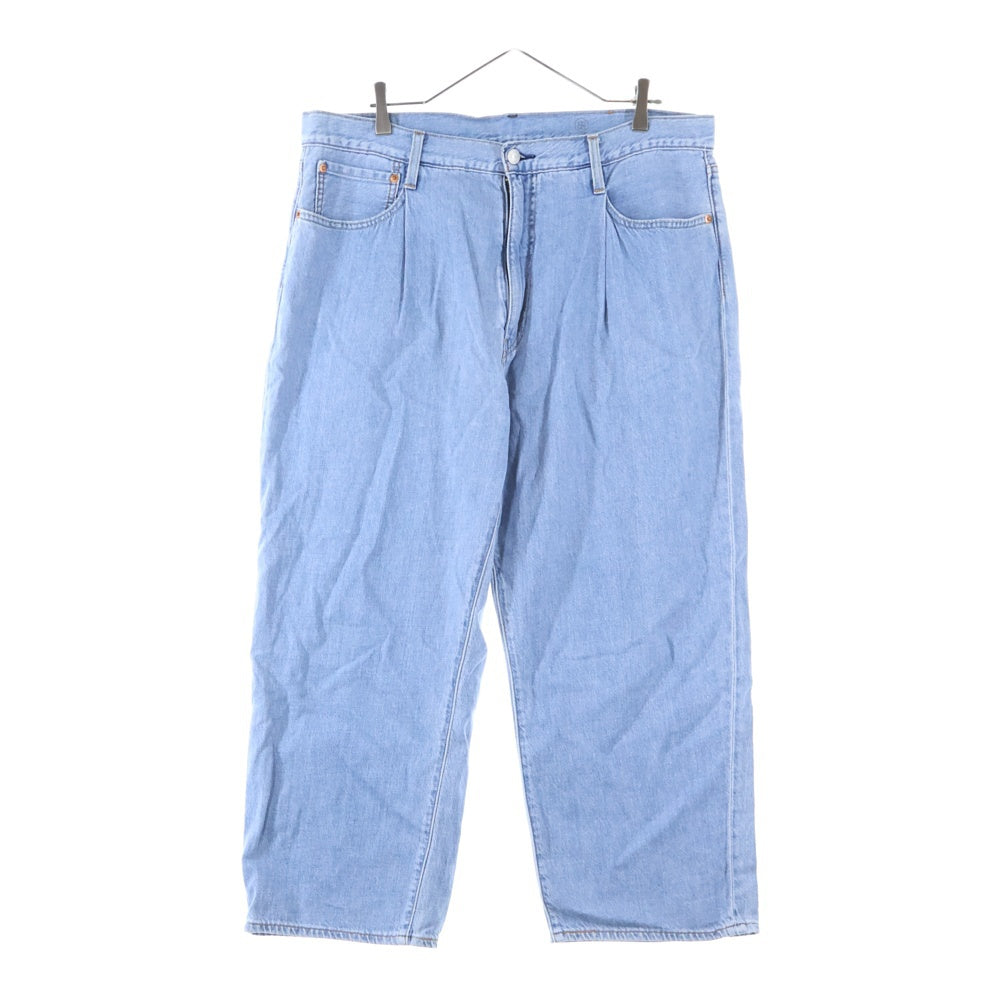 Levi's(リーバイス) STAY LOOSE PLEATED CROP ステイ ルーズ プリーツ クロップ デニムパンツ インディゴ 39957‐0006