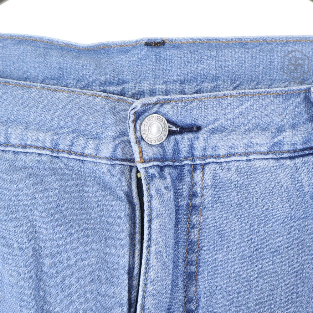 Levi's(リーバイス) STAY LOOSE PLEATED CROP ステイ ルーズ プリーツ クロップ デニムパンツ インディゴ 39957‐0006