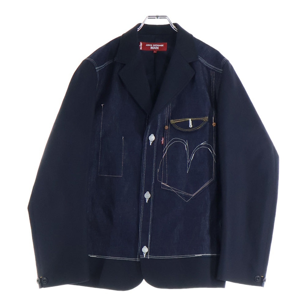 COMME des GARCONS JUNYA WATANABE MAN(コムデギャルソンジュンヤワタナベマン) 20SS AD2019 ×Levi's リーバイス 501 1954年モデルカスタマイズ パッチワーク デニムパンツ インディゴ WE-P203