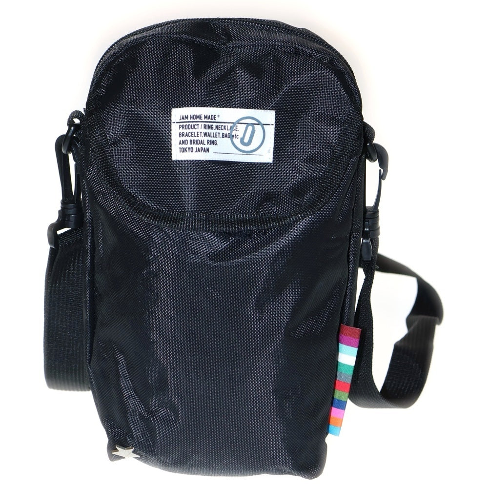 JAM HOME MADE(ジャムホームメイド) スタースタッズ ナイロンサコッシュ ショルダーバッグ ブラック