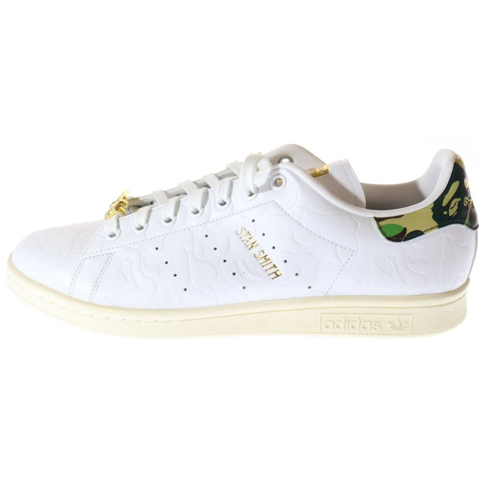 adidas(アディダス) ×A BATHING APE STAN SMITH 30TH ANNIVERSARY WHITE アベイシングエイプ スタンスミス ローカットスニーカー 30周年 ホワイト US11/29cm IG1115