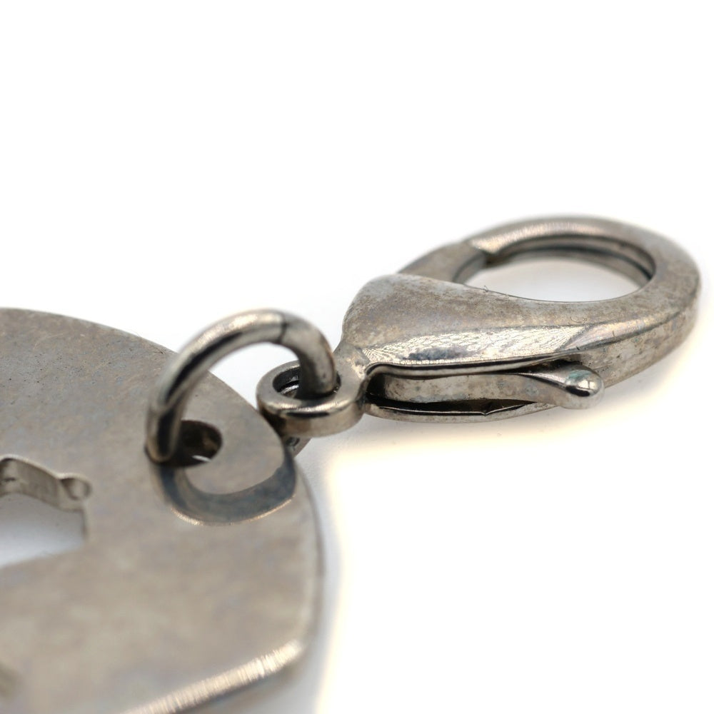 DOLCE & GABBANA(ドルチェアンドガッバーナ) イタリア製 カットアウトクロス ドッグタグ ネックレストップ シルバー