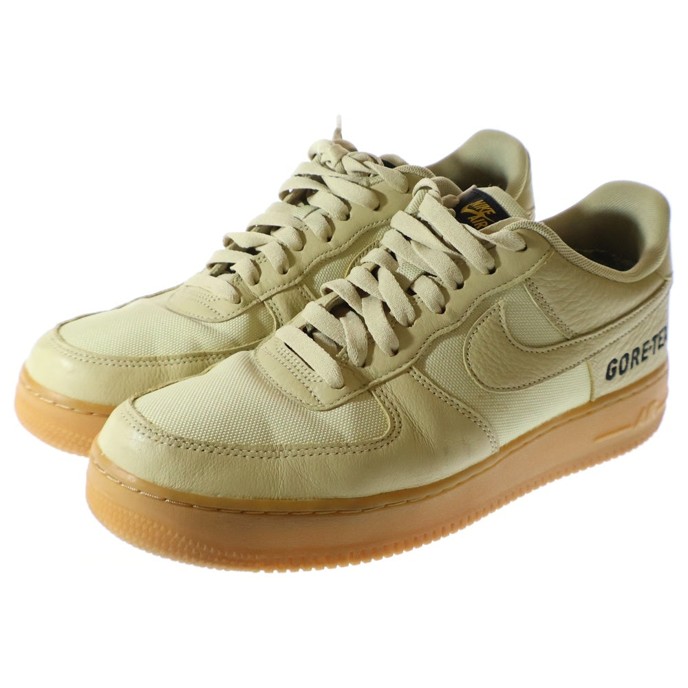 NIKE(ナイキ) AIR FORCE 1 LOW GORE TEX TEAM GOLD エアフォース 1 ゴアテックス チーム ゴールド レースアップ ローカット スニーカー イエロー US10.5/28.5cm CK2630-700