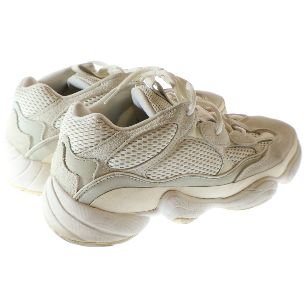 adidas(アディダス) YEEZY 500 BONE WHITE イージー 500 ボーンホワイト レースアップ ローカット スニーカー ホワイト US10.5/27.5cm FV3573