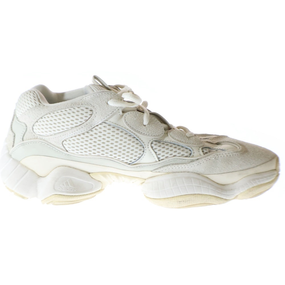 adidas(アディダス) YEEZY 500 BONE WHITE イージー 500 ボーンホワイト レースアップ ローカット スニーカー ホワイト US10.5/27.5cm FV3573
