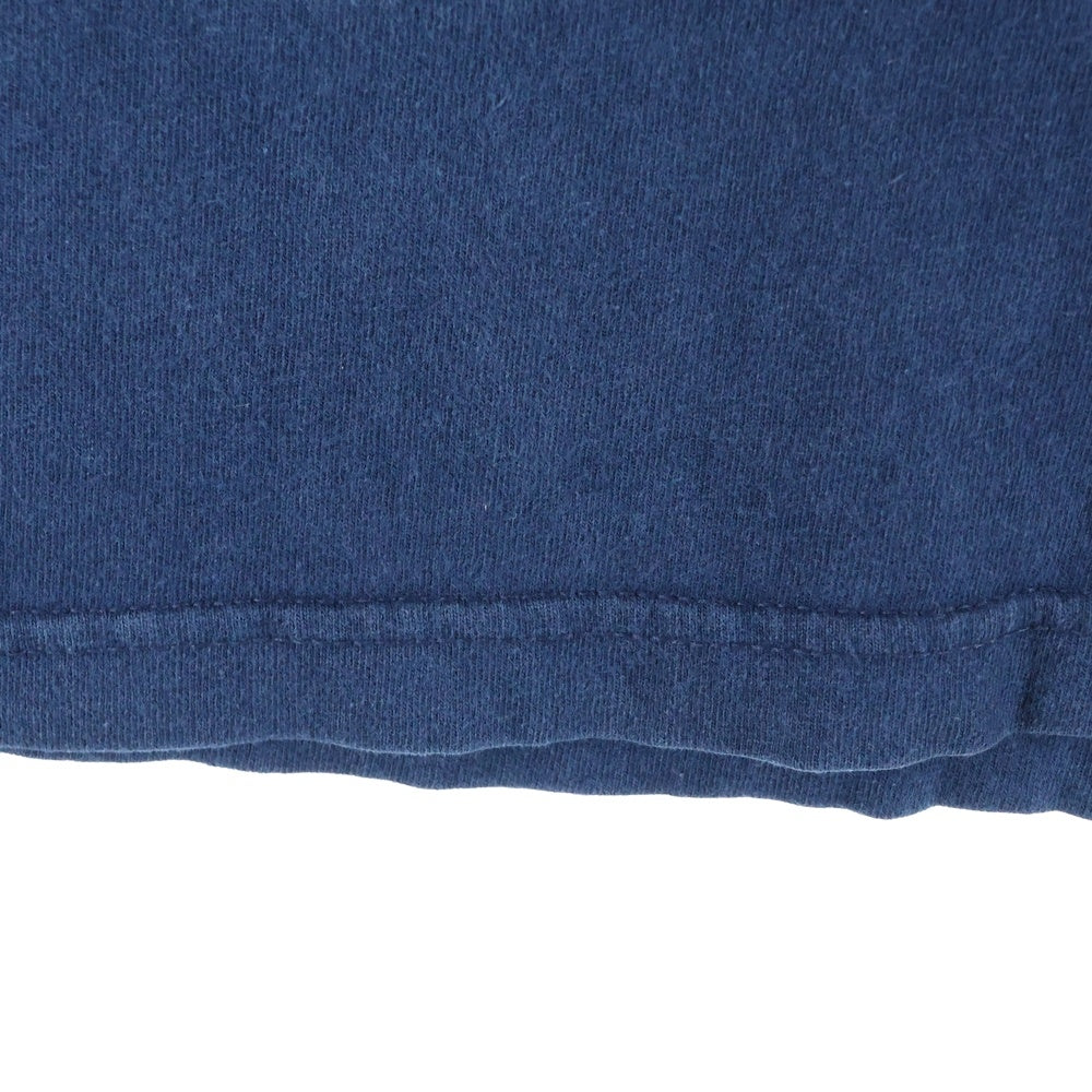 VINTAGE(ヴィンテージ) 90~00S VINTAGE WU WEAR WU TANG CLAN ヴィンテージ ウータン クラン ロゴデザイン クルーネック カットソー 長袖Tシャツ ネイビー