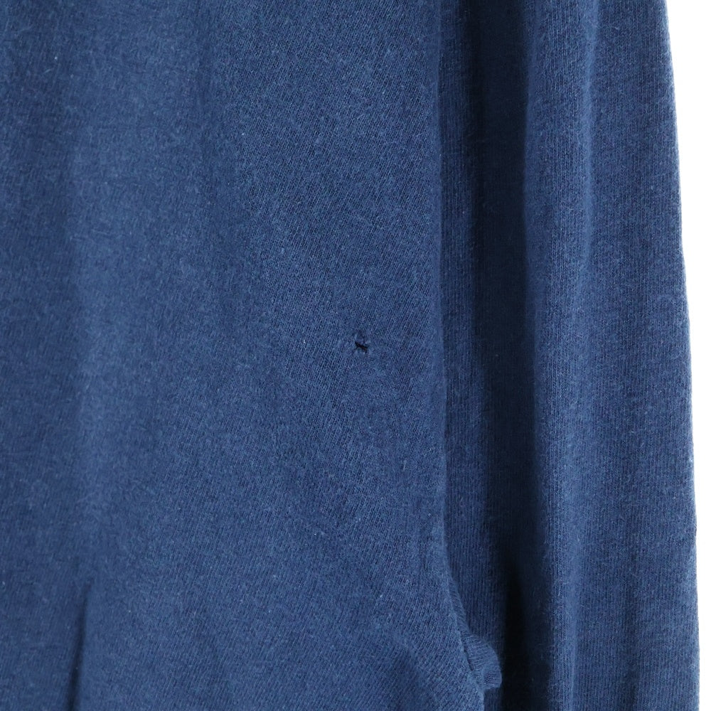 VINTAGE(ヴィンテージ) 90~00S VINTAGE WU WEAR WU TANG CLAN ヴィンテージ ウータン クラン ロゴデザイン クルーネック カットソー 長袖Tシャツ ネイビー