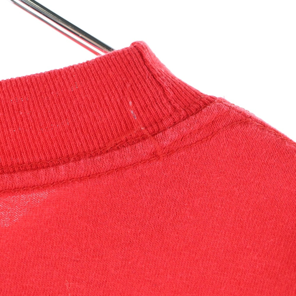 VINTAGE(ヴィンテージ) 90S VINTAGE MTV ヴィンテージ エム ティー ビー 両面プリントデザイン クルーネック カットソー 長袖Tシャツ レッド