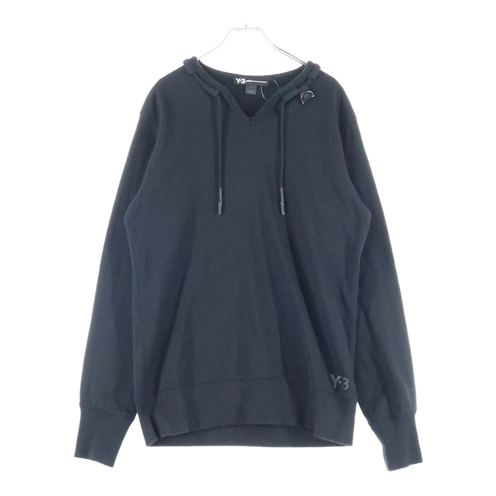 Y-3(ワイスリー) BRND FT SWEAT Vネック スウェット トレーナー ブラック BS3485