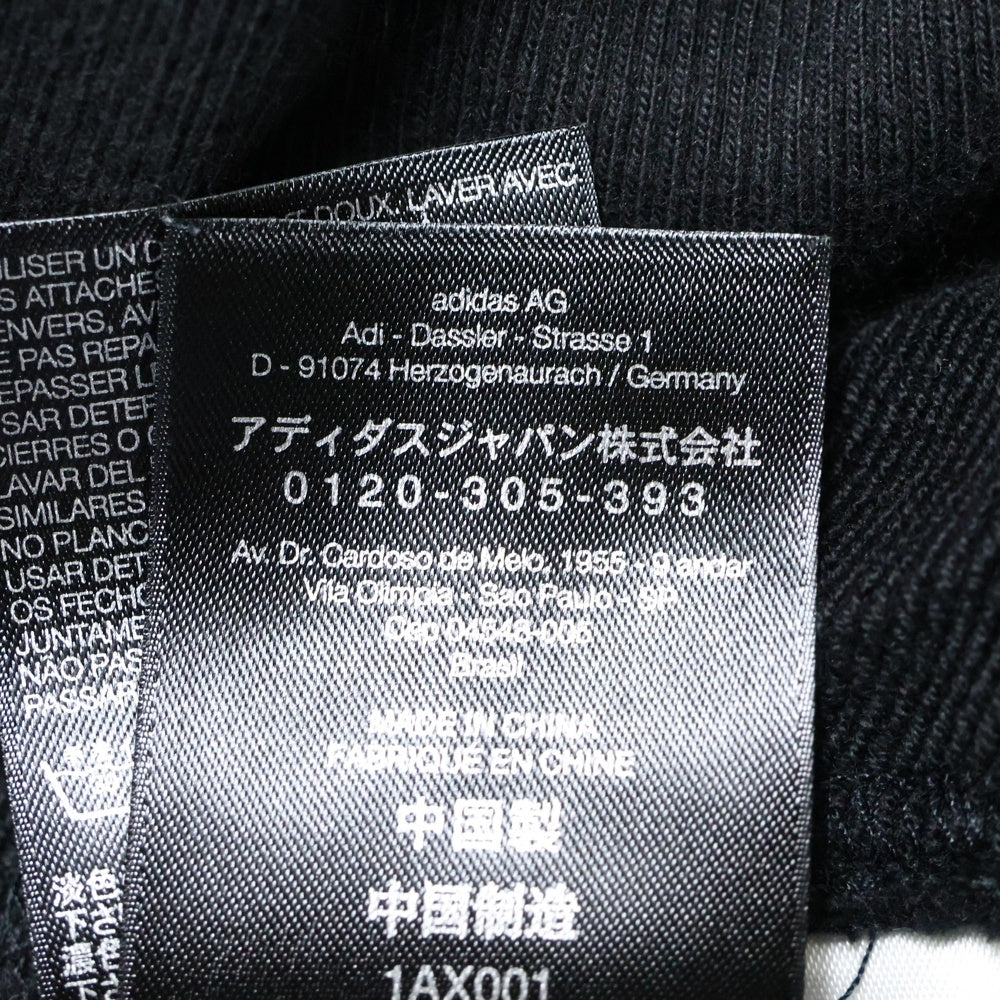 Y-3(ワイスリー) BRND FT SWEAT Vネック スウェット トレーナー ブラック BS3485