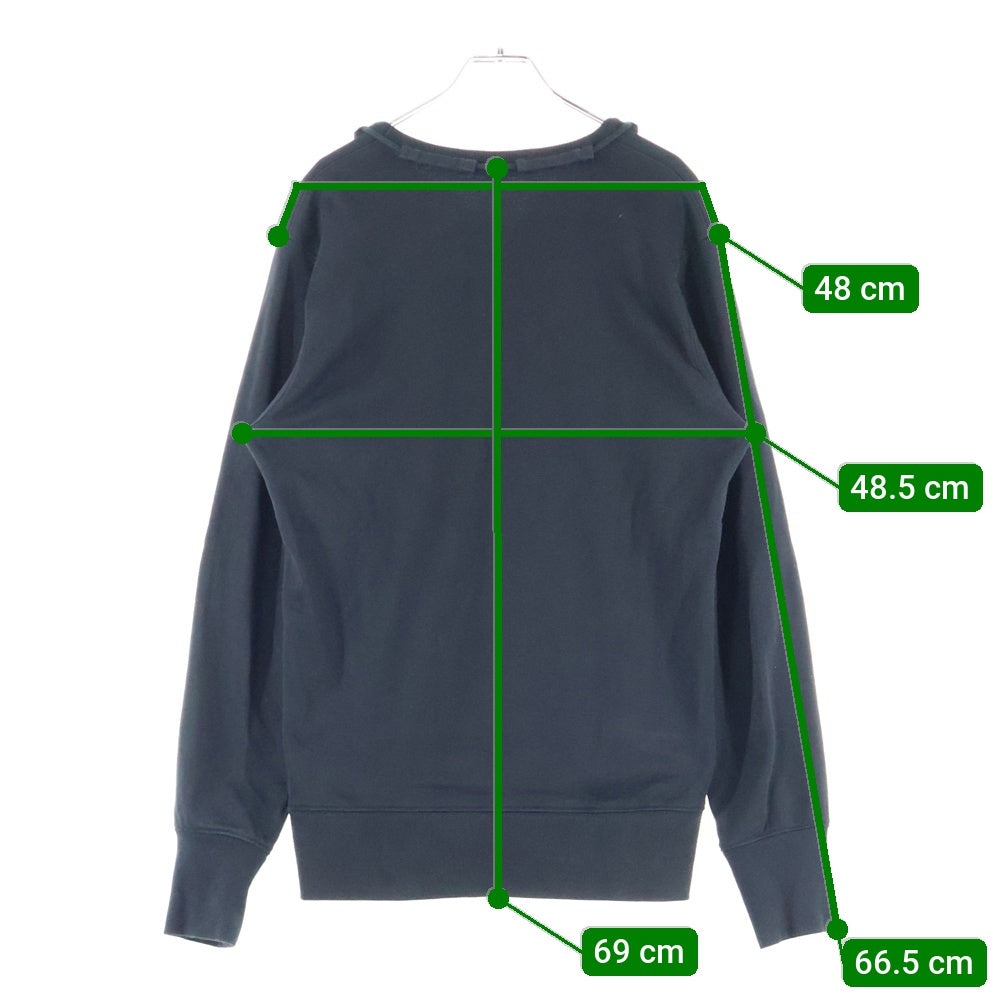 Y-3(ワイスリー) BRND FT SWEAT Vネック スウェット トレーナー ブラック BS3485