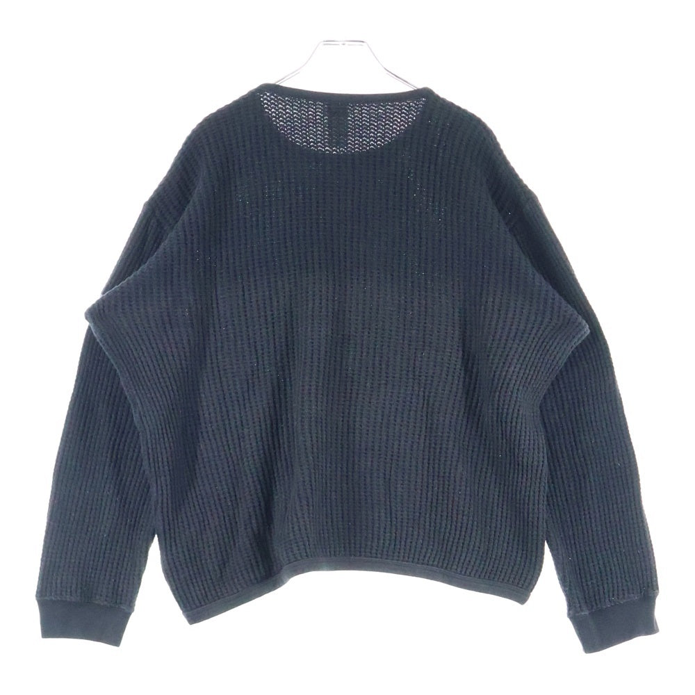NO BRAND(ノーブランド) TIEASY AUSENTIC CLASSIC 長袖 サーマル Tシャツ ブラック