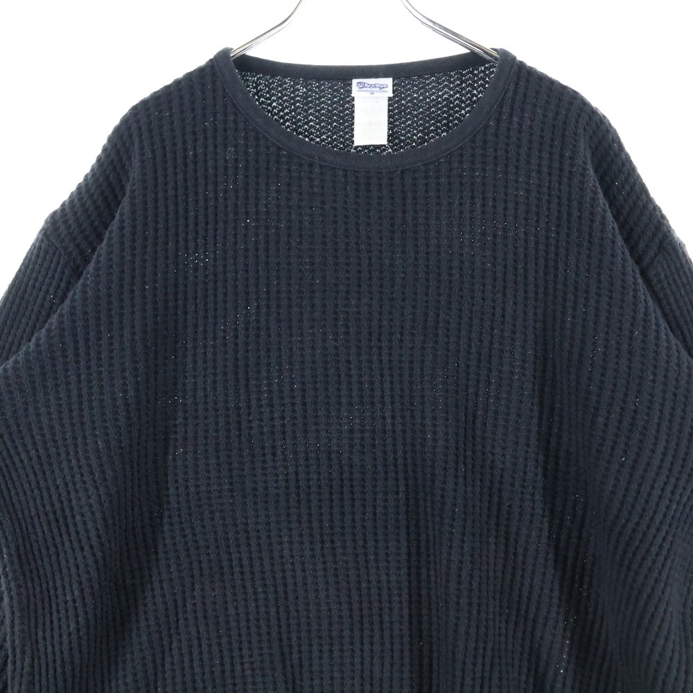 NO BRAND(ノーブランド) TIEASY AUSENTIC CLASSIC 長袖 サーマル Tシャツ ブラック
