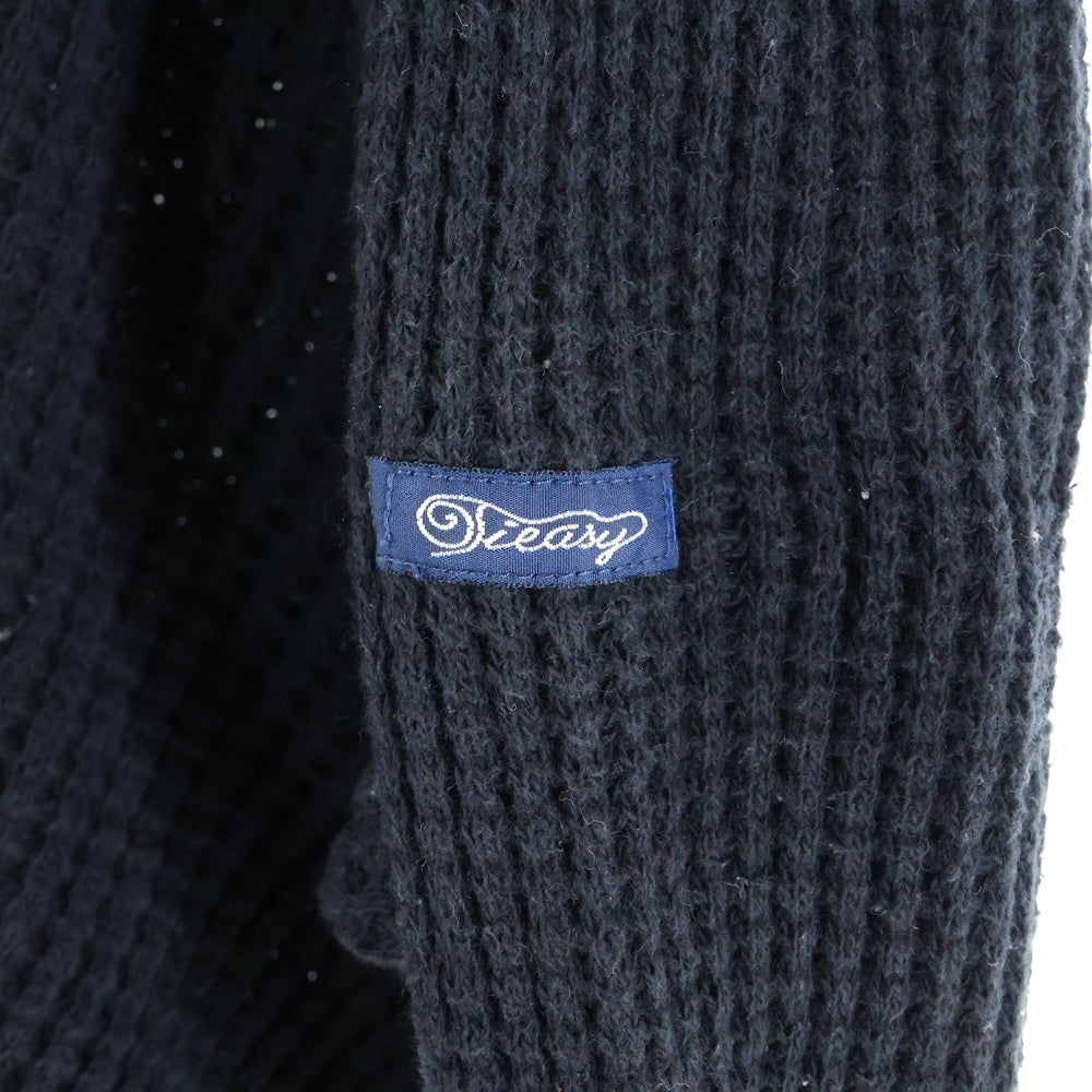 NO BRAND(ノーブランド) TIEASY AUSENTIC CLASSIC 長袖 サーマル Tシャツ ブラック