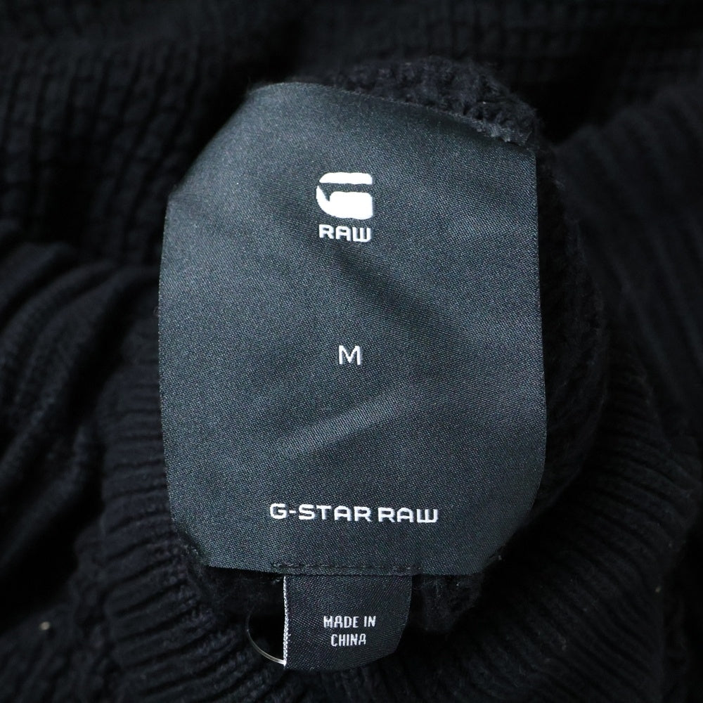 G-STAR RAW(ジースターロウ) SUZAKI TURTLE KNIT L/S スザキタートルネック 長袖ニット セーター ブラック D07682
