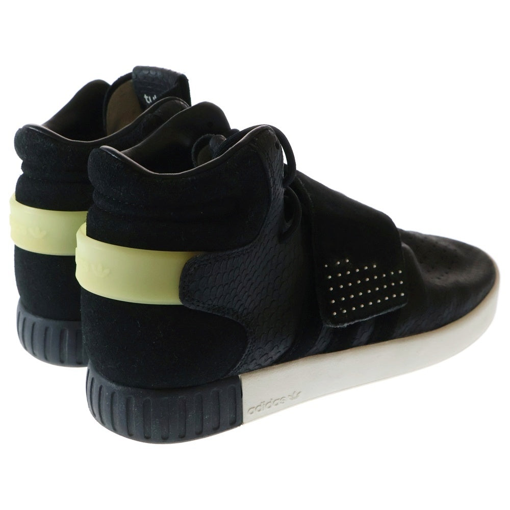 adidas(アディダス) TUBULAR INVADER STRAP チュブラー インベーダー ストラップ ハイカットスニーカー ブラック US9.5/27.5cm BY3636