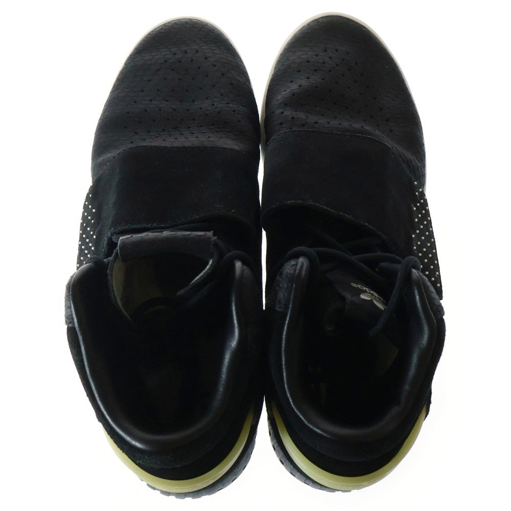 adidas(アディダス) TUBULAR INVADER STRAP チュブラー インベーダー ストラップ ハイカットスニーカー ブラック US9.5/27.5cm BY3636