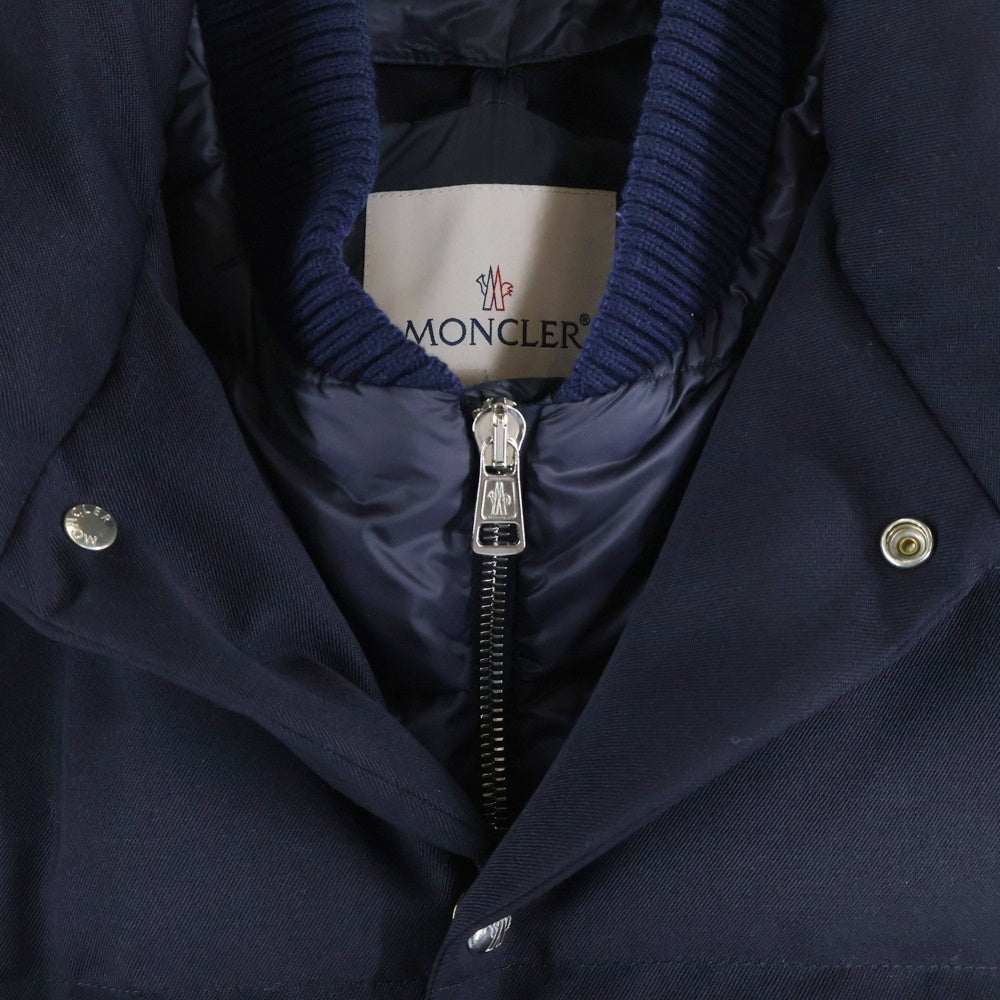 MONCLER(モンクレール) 20AW BESS GIACCA べス マルチフラップポケット ショルダーロゴデザイン ジップアップ ダウンジャケット ブラック F20911B53300