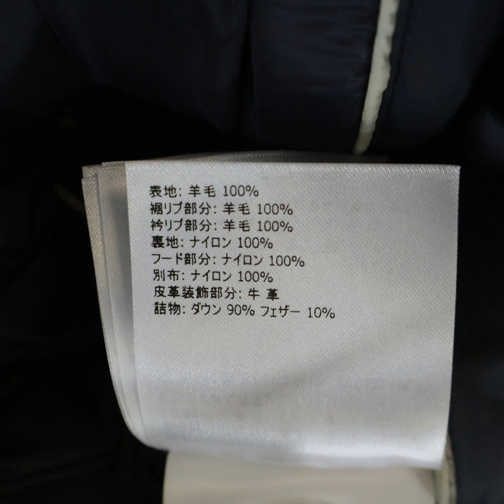 MONCLER(モンクレール) 20AW BESS GIACCA べス マルチフラップポケット ショルダーロゴデザイン ジップアップ ダウンジャケット ブラック F20911B53300