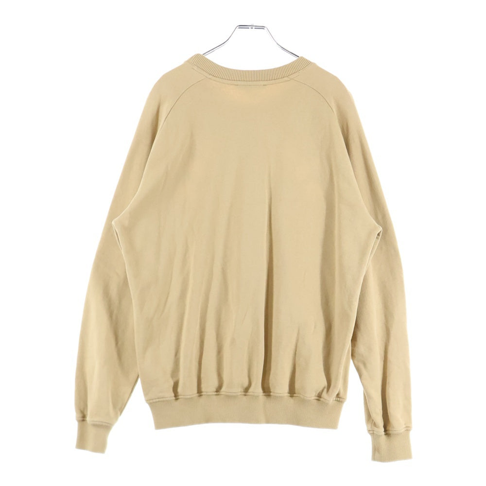 CARVEN(カルヴェン) CUT OUT MOLLETON SWEAT カット アウト モルトン クルーネック スウェット トレーナー ブラウン