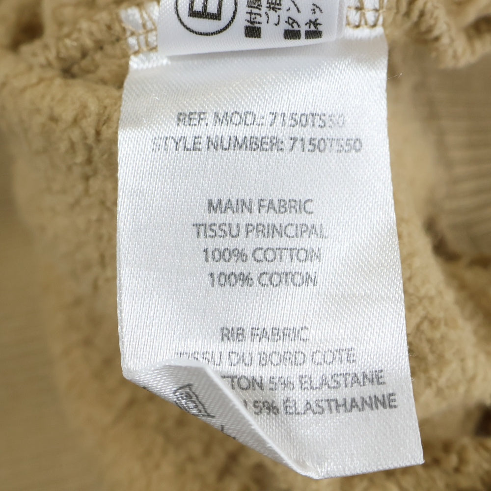 CARVEN(カルヴェン) CUT OUT MOLLETON SWEAT カット アウト モルトン クルーネック スウェット トレーナー ブラウン