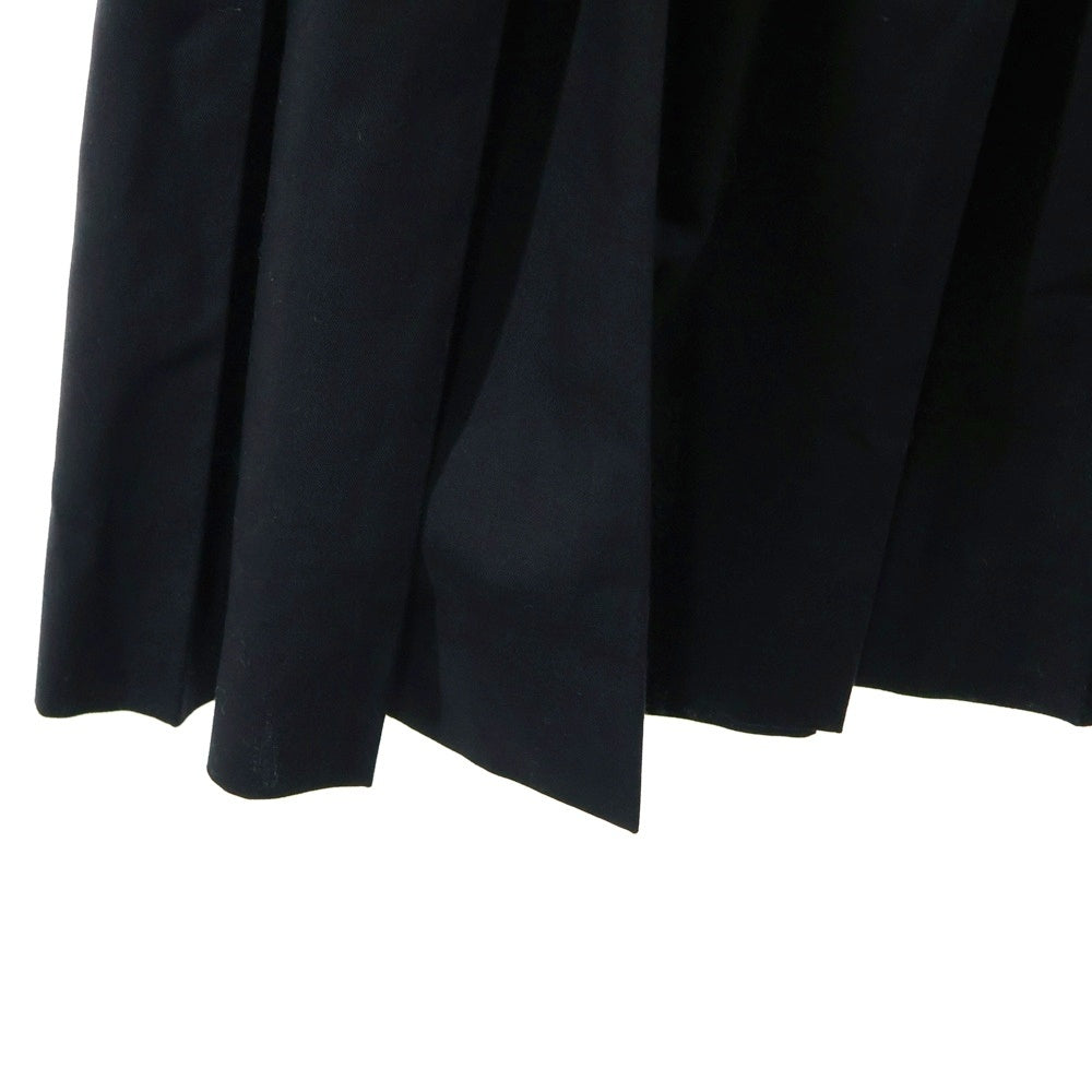 UNDERCOVER(アンダーカバー) 21SS layered pleated T-shirt dress レイヤード プリーテッド Tシャツ ドレス ノースリーブワンピース レディース ブラック