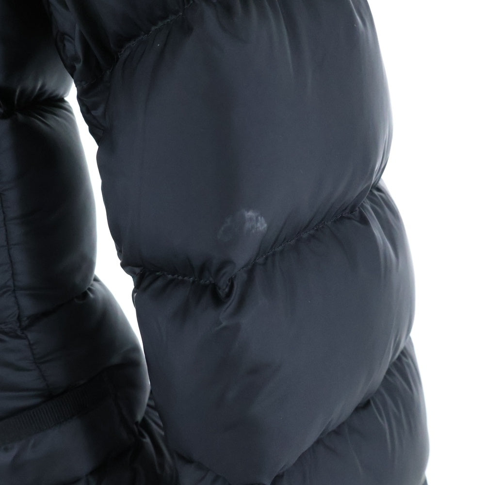 MONCLER(モンクレール) 23AW HIRMA ナイロン フーデッド ダウンジャケット ロングコート ブラック レディース I20931C00022