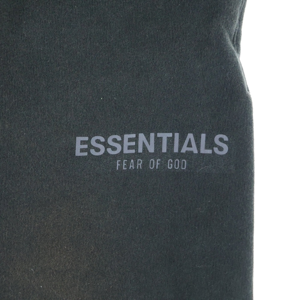 FEAR OF GOD ESSENTIALS(フィアオブゴッド エッセンシャルズ) フロントロゴ スウェットハーフパンツ ショーツ ブラック