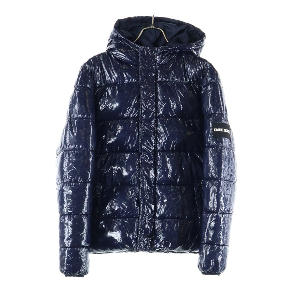 DIESEL(ディーゼル) フーディーパディングジャケット ジップアップ中綿ジャケット ネイビー キッズ 0054K KXB6Y