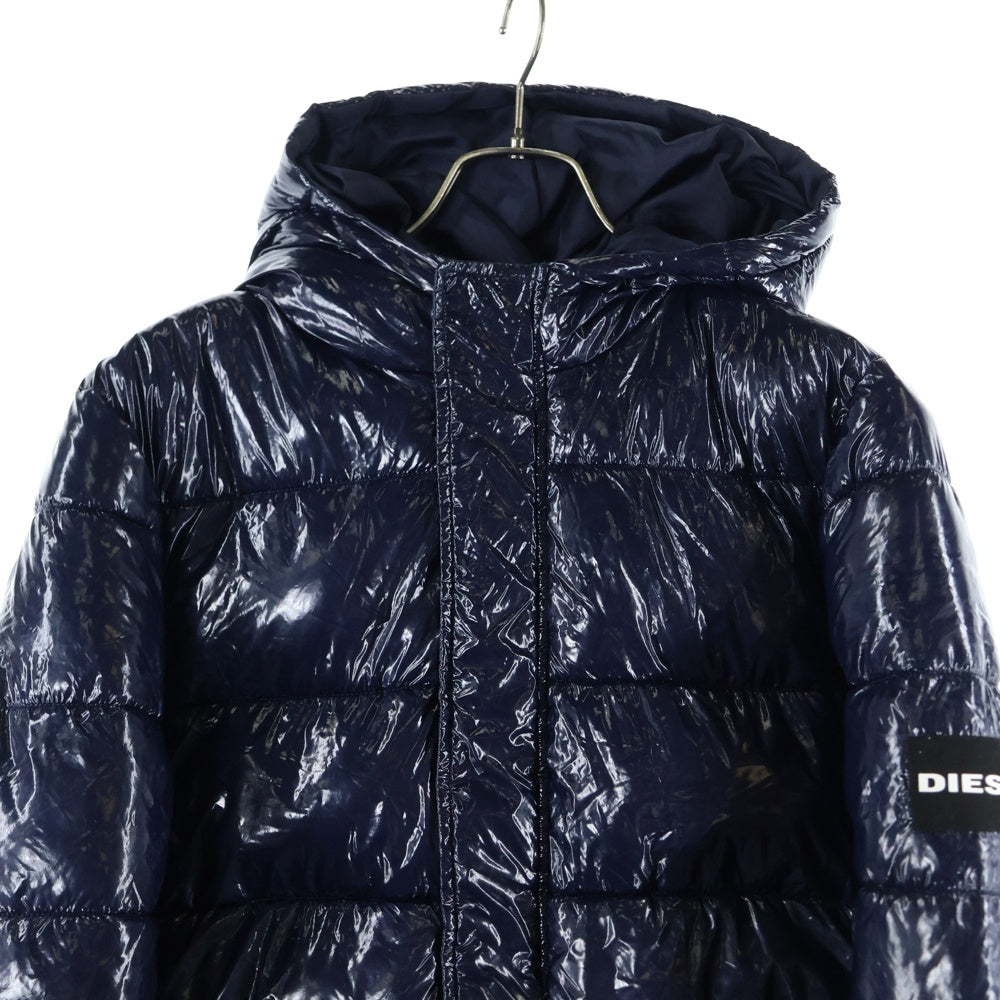 DIESEL(ディーゼル) フーディーパディングジャケット ジップアップ中綿ジャケット ネイビー キッズ 0054K KXB6Y