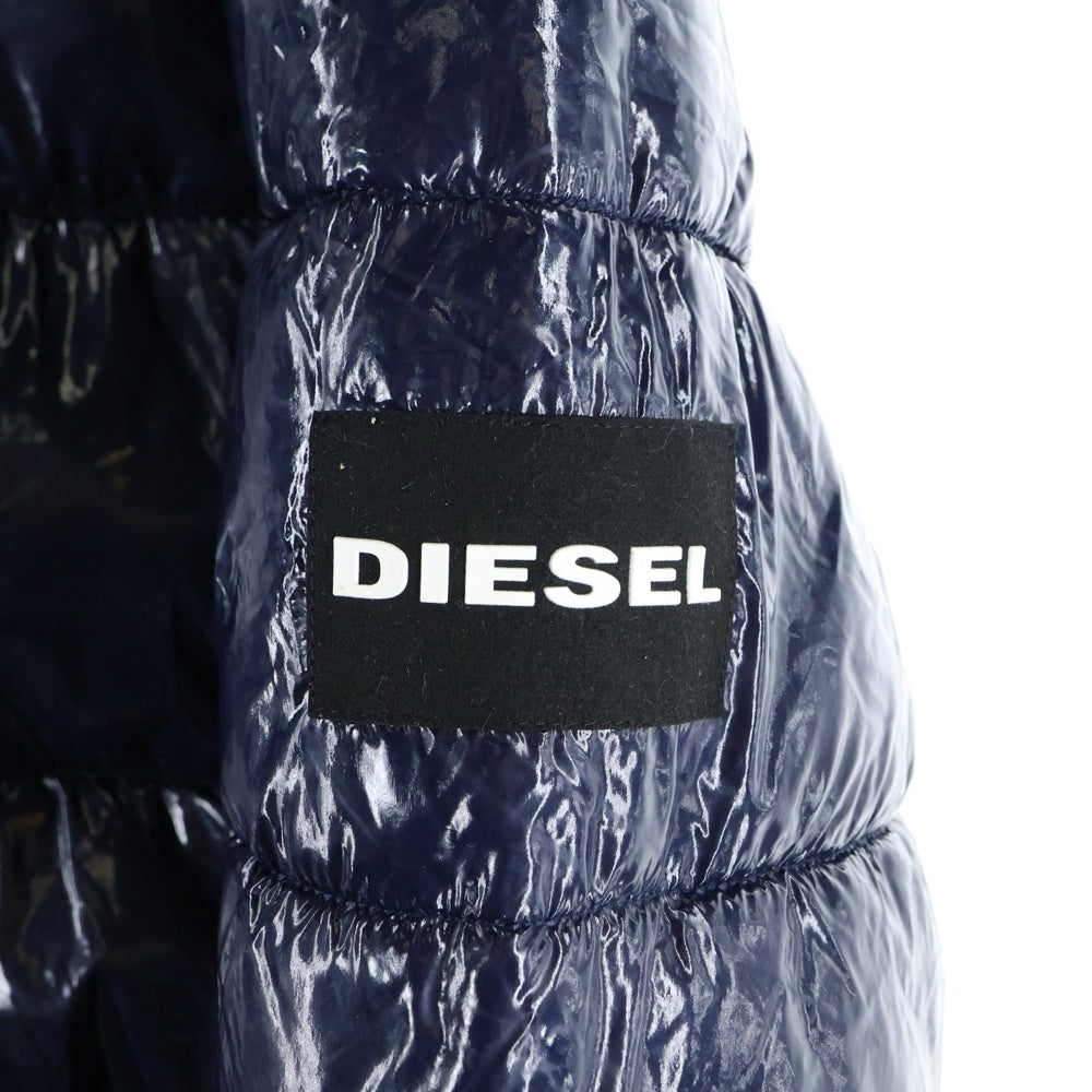 DIESEL(ディーゼル) フーディーパディングジャケット ジップアップ中綿ジャケット ネイビー キッズ 0054K KXB6Y