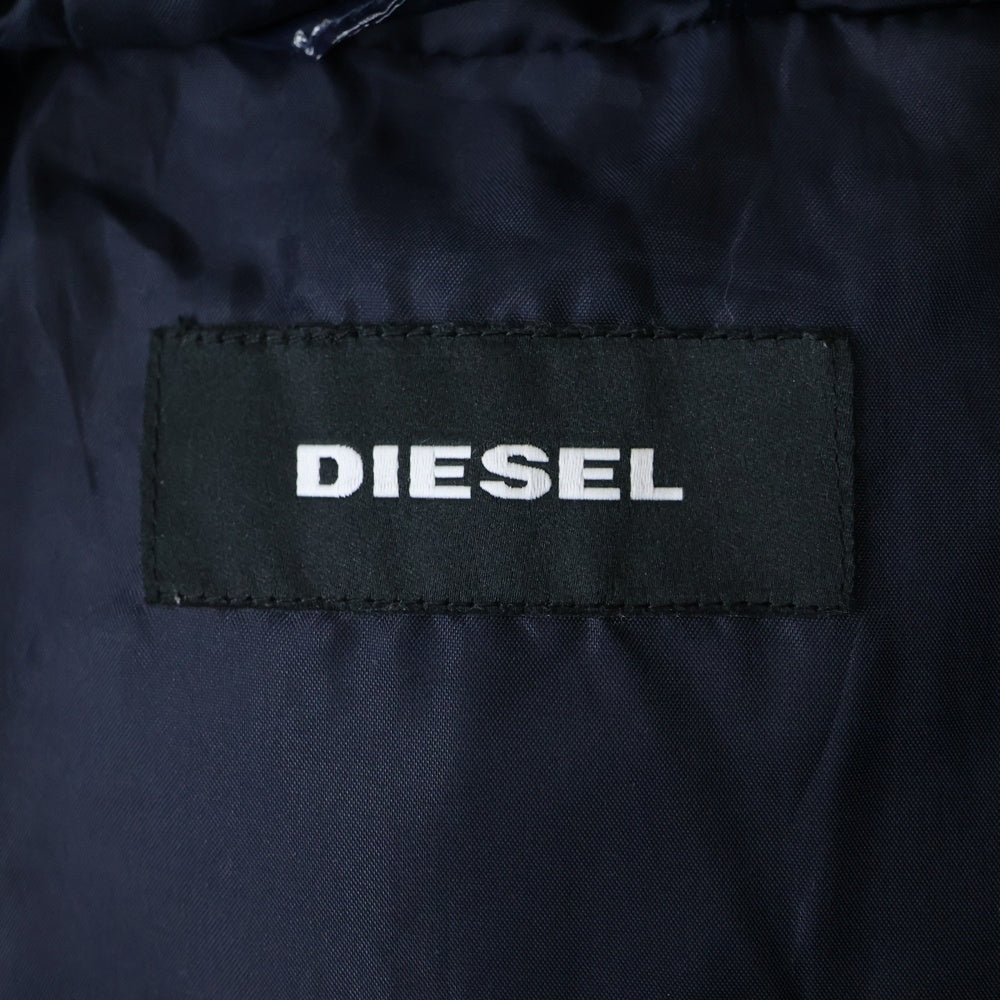 DIESEL(ディーゼル) フーディーパディングジャケット ジップアップ中綿ジャケット ネイビー キッズ 0054K KXB6Y