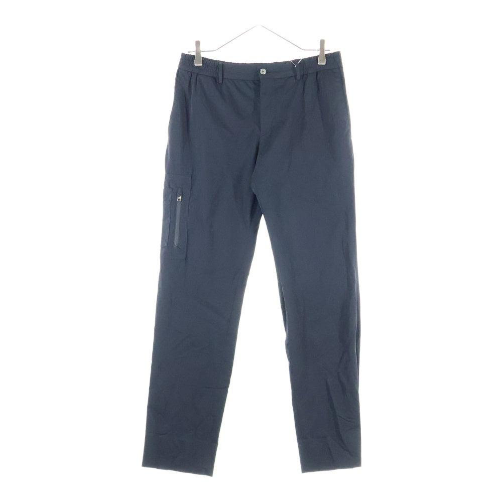 PT TORINO(ピーティートリノ) STRETCH SLIM FIT ストレッチナイロン スリムフィット イージースラックスパンツ ブラック COVSJLZ20TVL