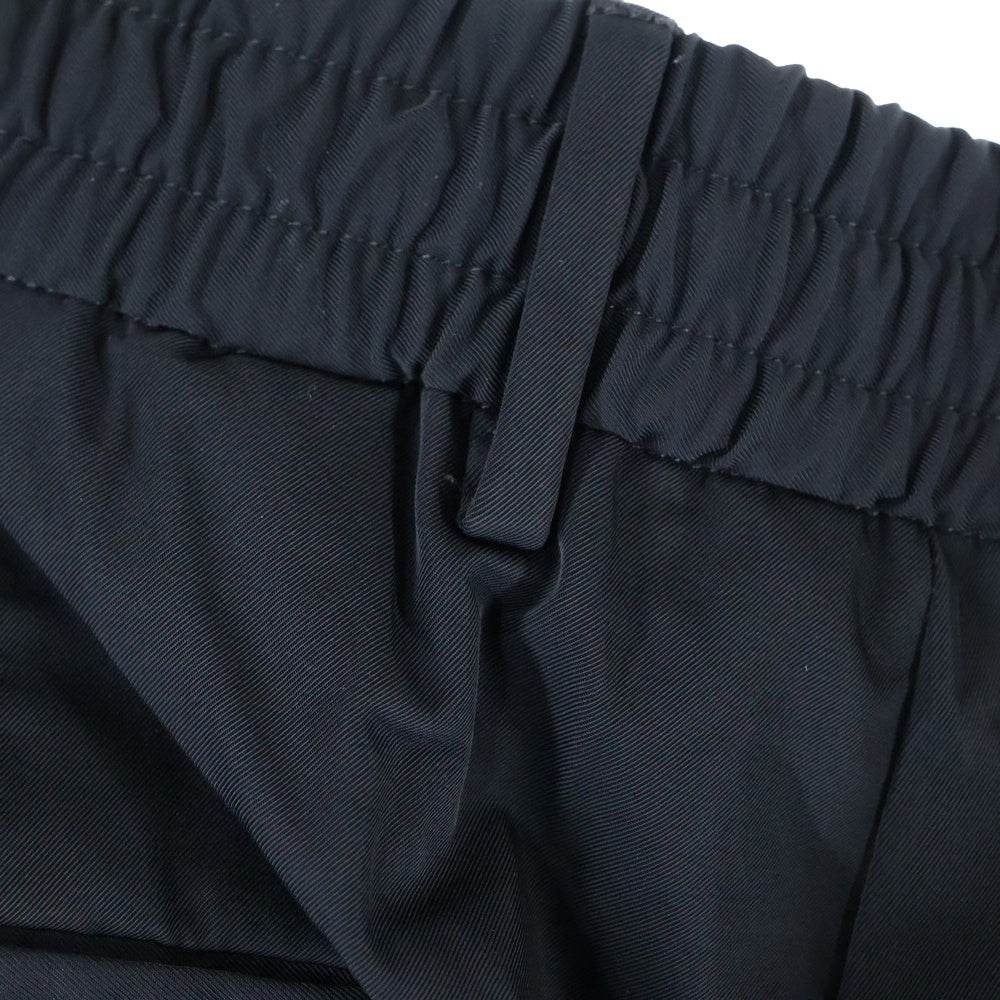 PT TORINO(ピーティートリノ) STRETCH SLIM FIT ストレッチナイロン スリムフィット イージースラックスパンツ ブラック COVSJLZ20TVL