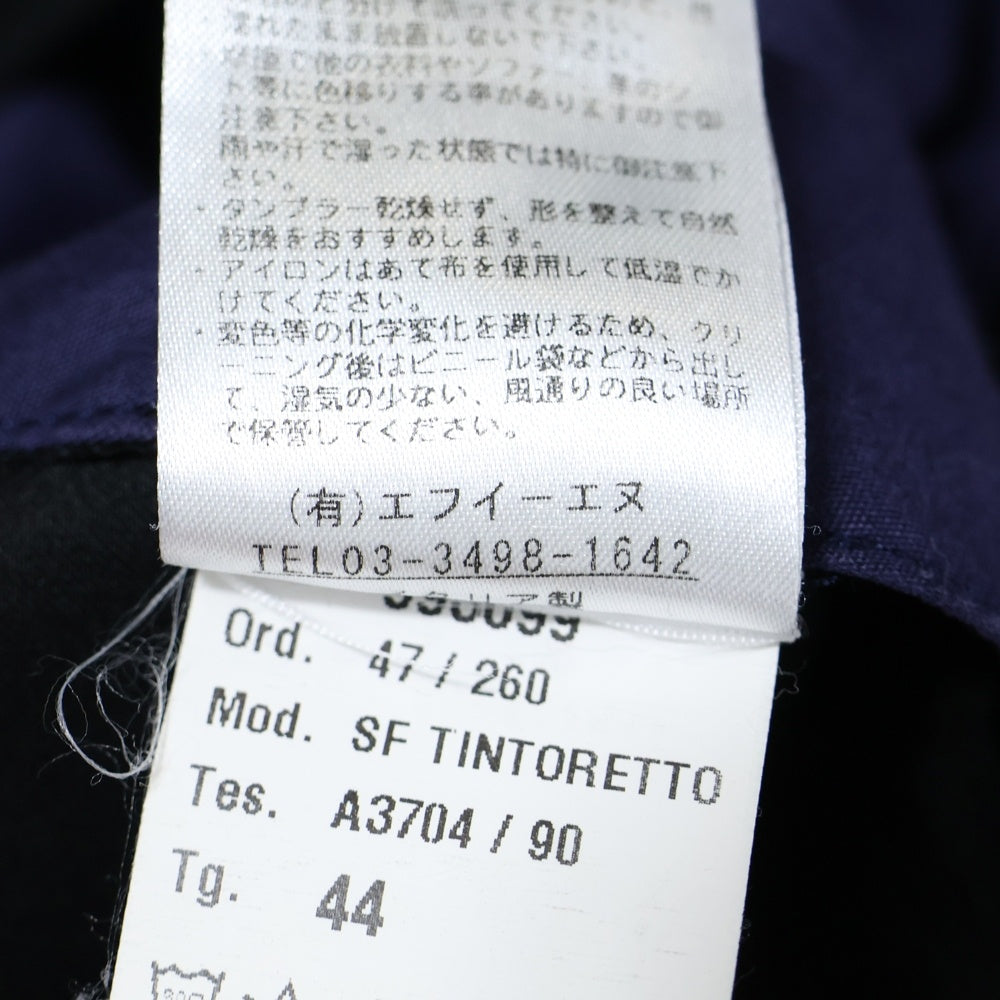 giab's ARCHIVIO(ジャブスアルキヴィオ) SF TINTORETTO ティントレット ストレッチナイロン イージースラックスパンツ ブラック A3704
