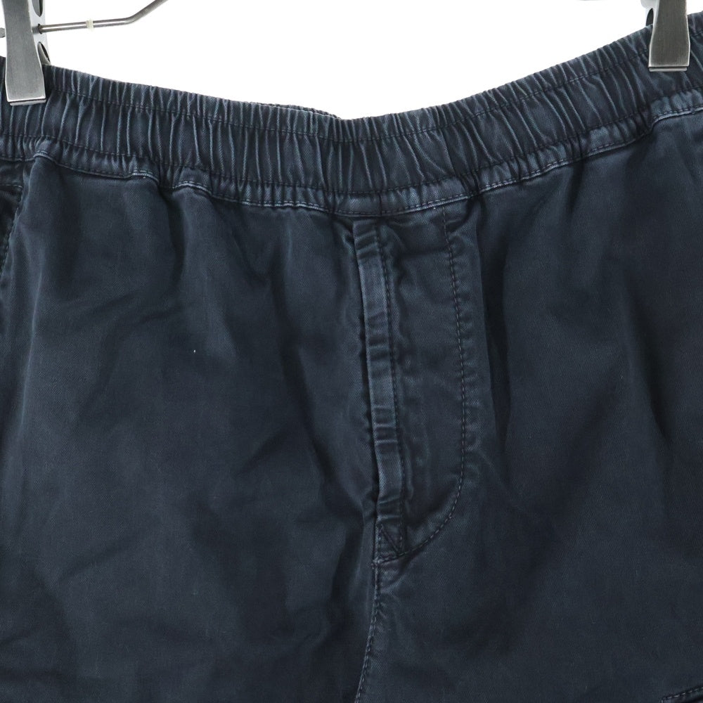 STONE ISLAND(ストーンアイランド) STRETCH COTTON TELA PARACADUTE GARMENT DYED ストレッチコットン テラ パラカデュート ガーメントダイ カーゴパンツ ブラック 7915313L1