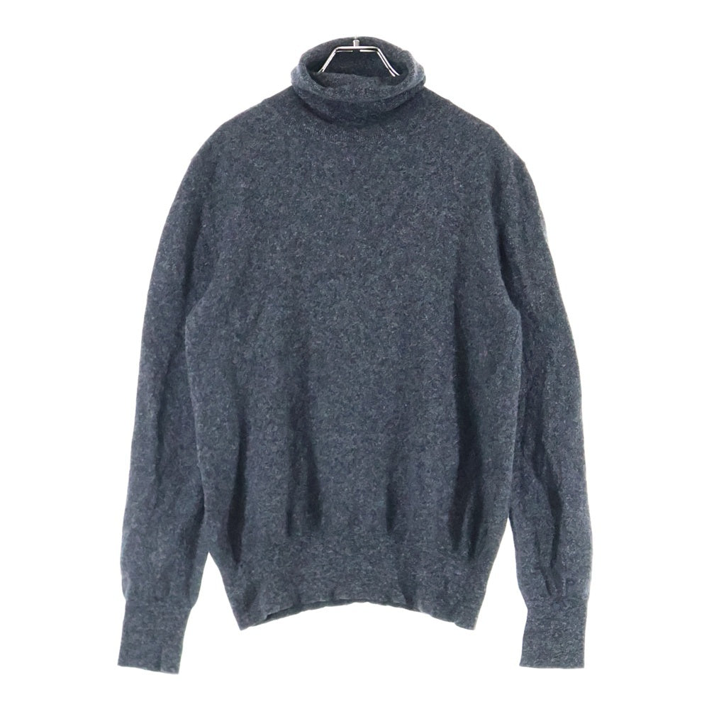NO BRAND(ノーブランド) MAISON MONTAGUT メゾンモンタギュ ポルトガル製 ハイネック ウールニット セーター グレー