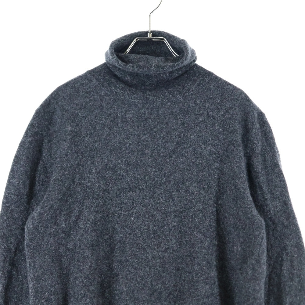 NO BRAND(ノーブランド) MAISON MONTAGUT メゾンモンタギュ ポルトガル製 ハイネック ウールニット セーター グレー