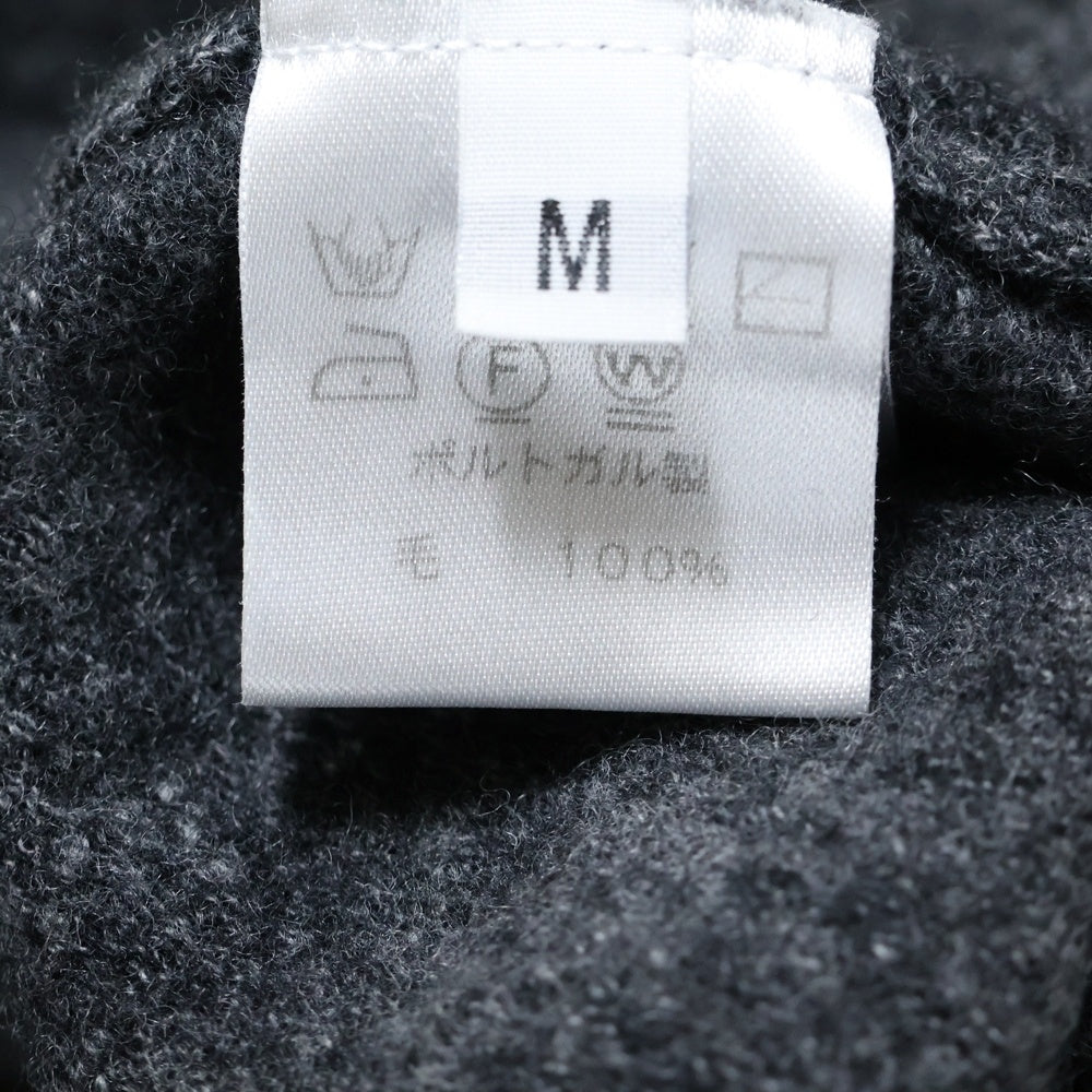 NO BRAND(ノーブランド) MAISON MONTAGUT メゾンモンタギュ ポルトガル製 ハイネック ウールニット セーター グレー