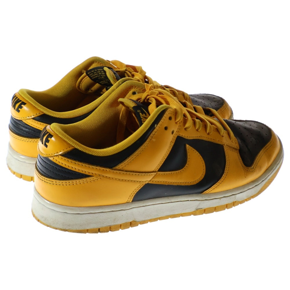 NIKE(ナイキ) DUNK LOW RETRO CHAMPIONSHIP GOLDROD ダンク レトロ チャンピオンシップ ゴールドロッド ローカットスニーカー ブラック/イエロー US9/27cm DD1391-004
