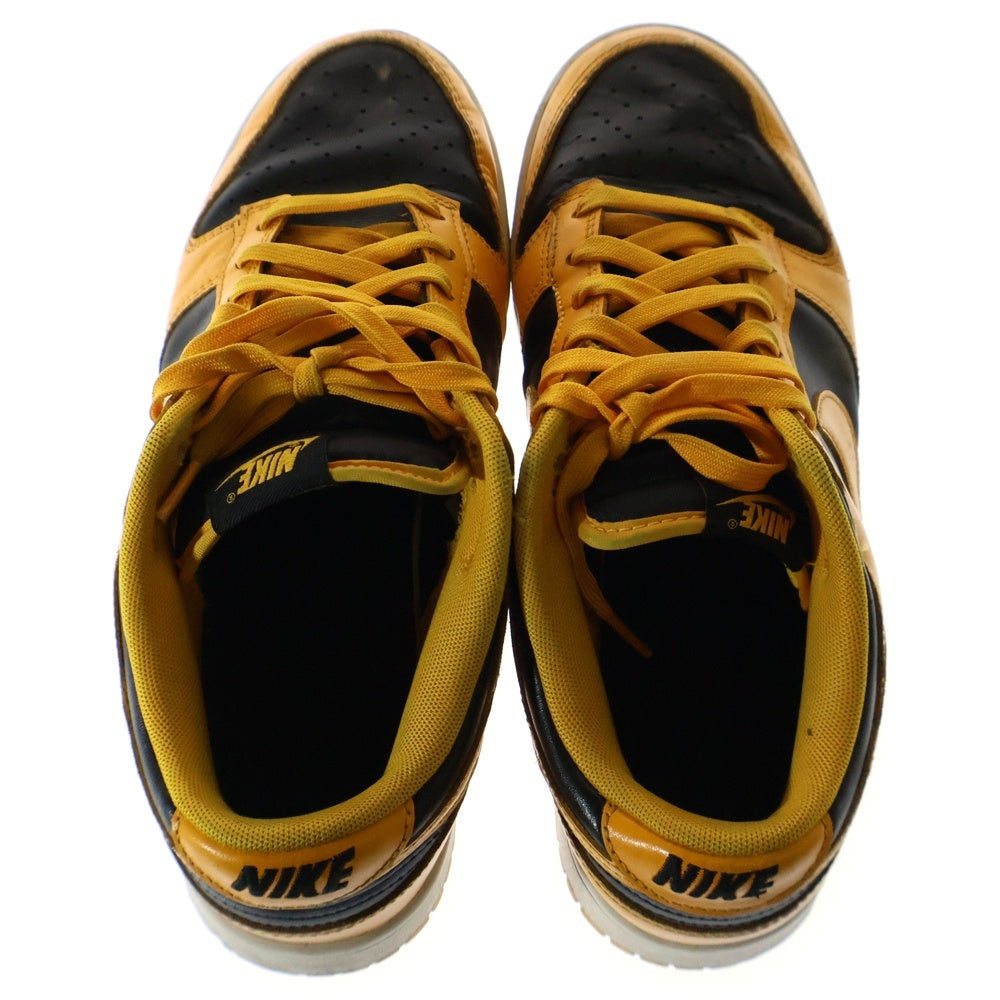 NIKE(ナイキ) DUNK LOW RETRO CHAMPIONSHIP GOLDROD ダンク レトロ チャンピオンシップ ゴールドロッド ローカットスニーカー ブラック/イエロー US9/27cm DD1391-004