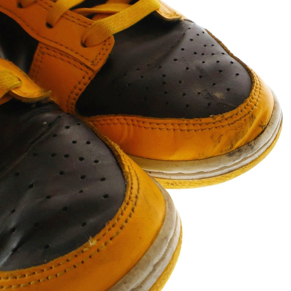 NIKE(ナイキ) DUNK LOW RETRO CHAMPIONSHIP GOLDROD ダンク レトロ チャンピオンシップ ゴールドロッド ローカットスニーカー ブラック/イエロー US9/27cm DD1391-004