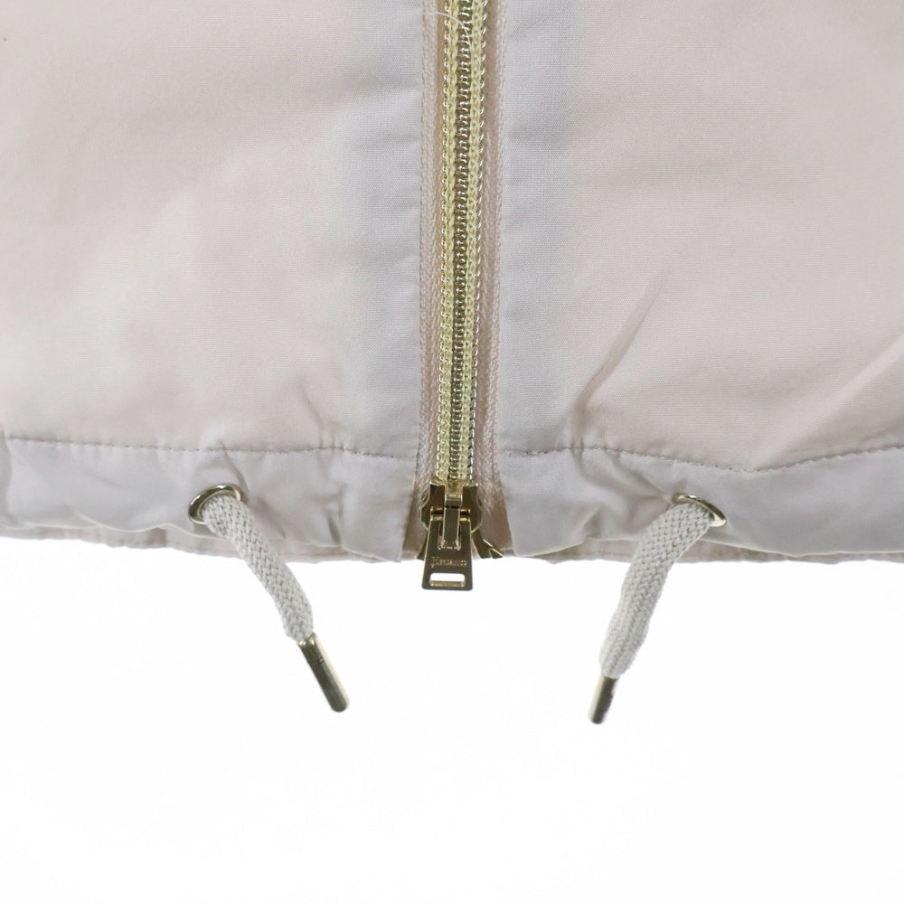 HERNO(ヘルノ) 25AW フェイクファー フーデッド ジップアップジャケット パーカー ベージュ レディース GI000318D