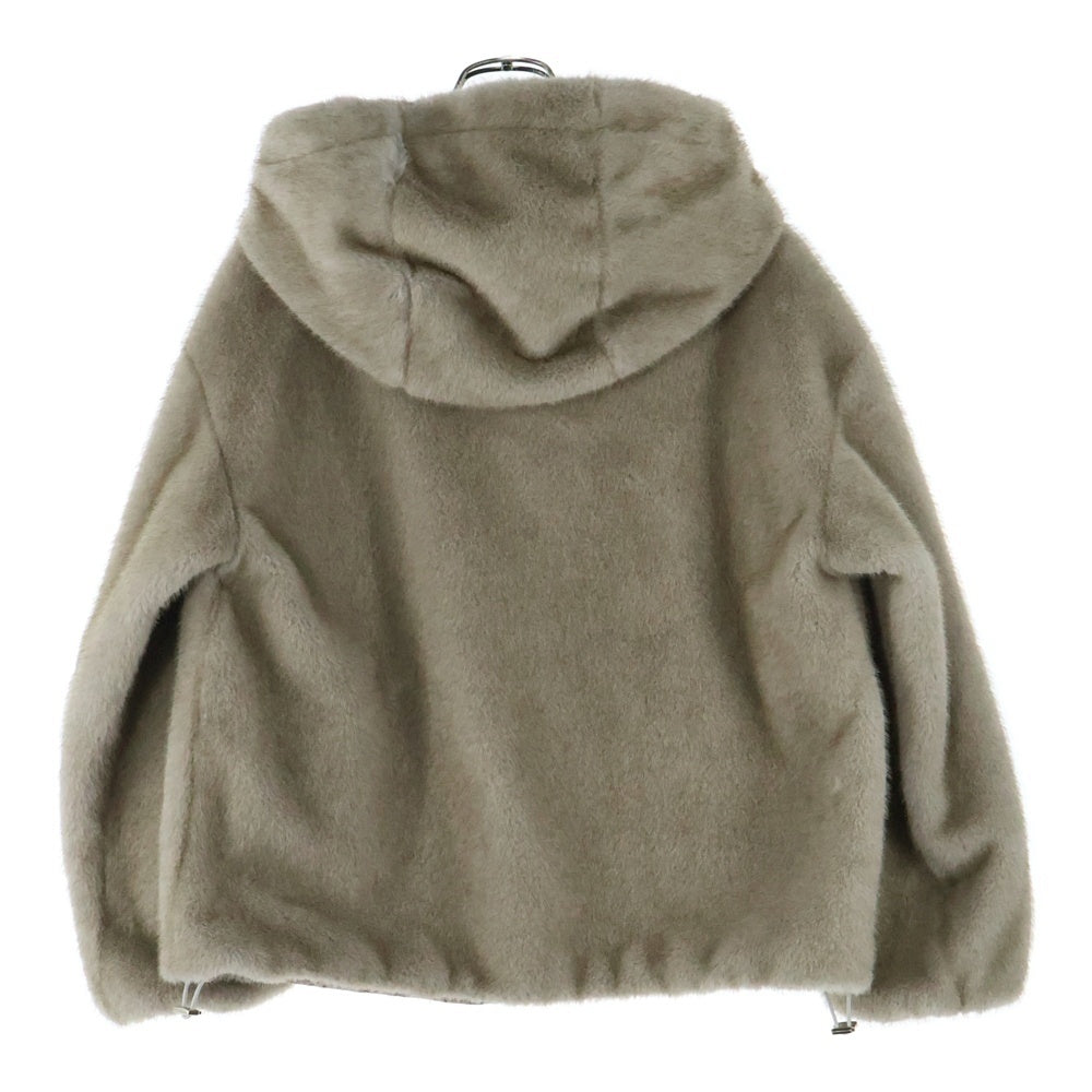 HERNO(ヘルノ) NEW TECHNO タフタ フーデッドブルゾン ジャケット ベージュ レディース GC000395D