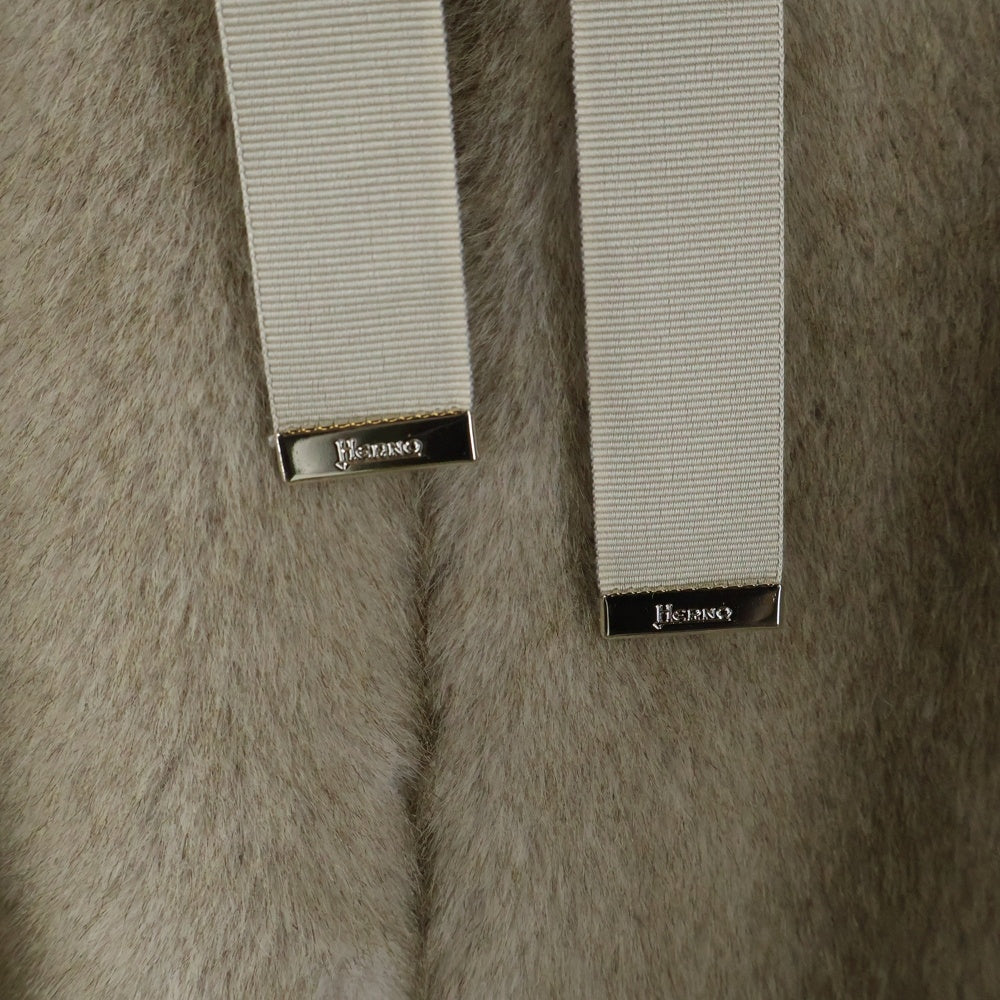 HERNO(ヘルノ) NEW TECHNO タフタ フーデッドブルゾン ジャケット ベージュ レディース GC000395D