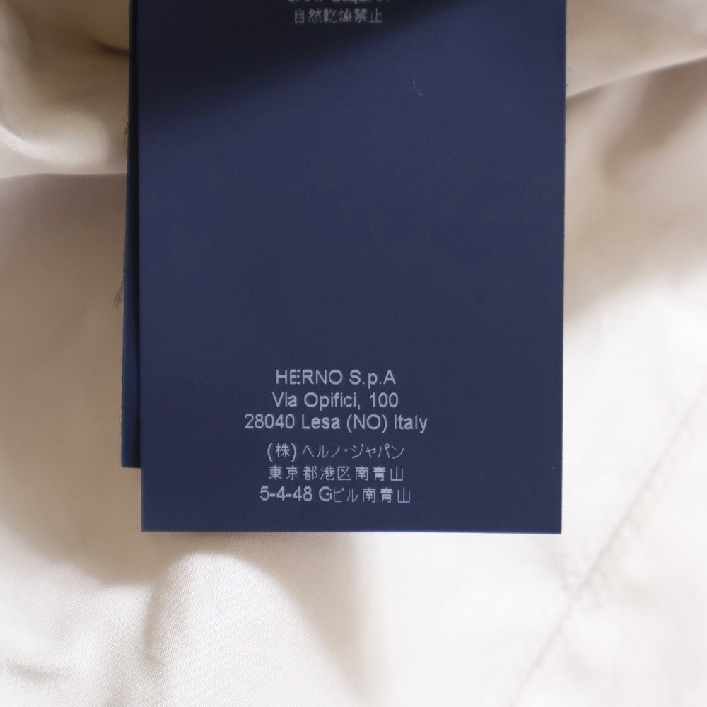 HERNO(ヘルノ) NEW TECHNO タフタ フーデッドブルゾン ジャケット ベージュ レディース GC000395D