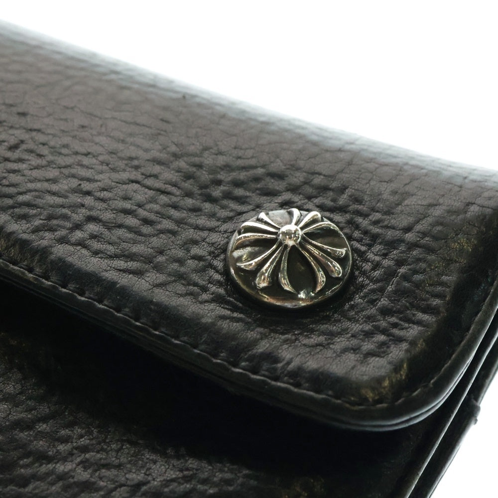 CHROME HEARTS(クロムハーツ) WAVE ウェーブ レザーウォレット 財布 ブラック BCA374