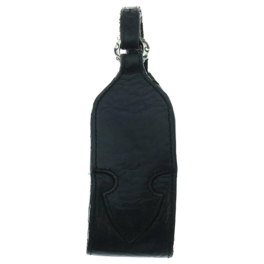 CHROME HEARTS(クロムハーツ) CAMERA STRAP ガンスリンガーバックル レザー カメラストラップ ブラック/シルバー