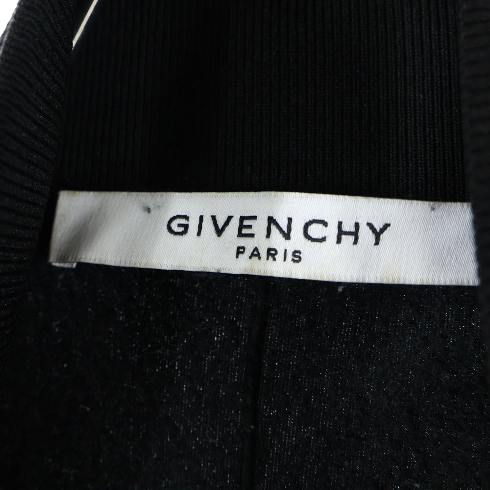 GIVENCHY(ジバンシィ) アームロゴデザイン ダブルポケット ジップアップ トラックジャケット ブラック BM702W300B